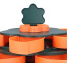 360° Rotating Snack Tray - Flower Dry Fruit Box