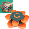 360° Rotating Snack Tray - Flower Dry Fruit Box